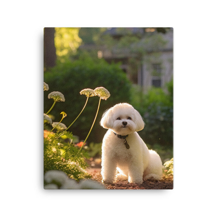 Bichon Frise Canvas - PosterfyAI.com