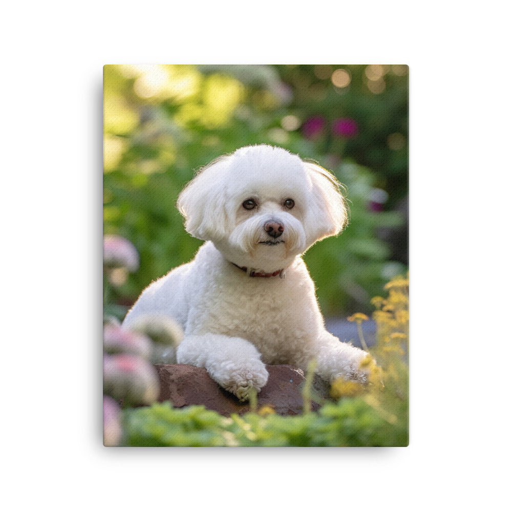 Bichon Frise Canvas - PosterfyAI.com