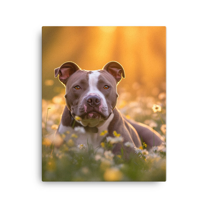 American Staffordshire Terrier Canvas - PosterfyAI.com