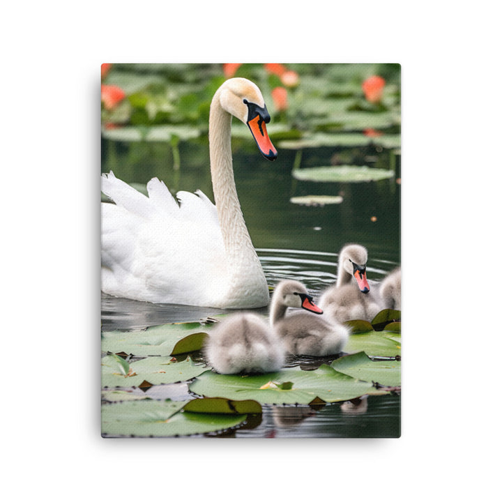 Swan Canvas - PosterfyAI.com