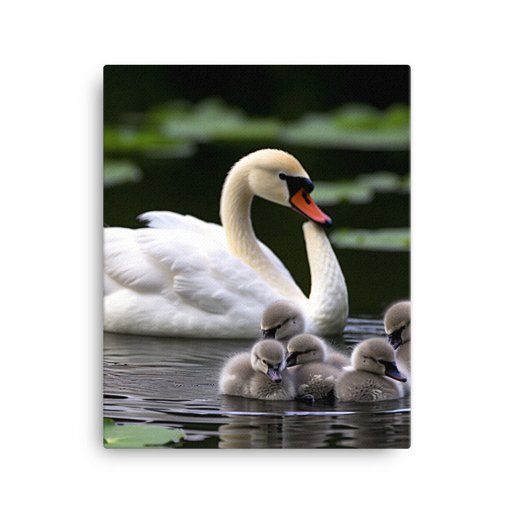 Swan Canvas - PosterfyAI.com