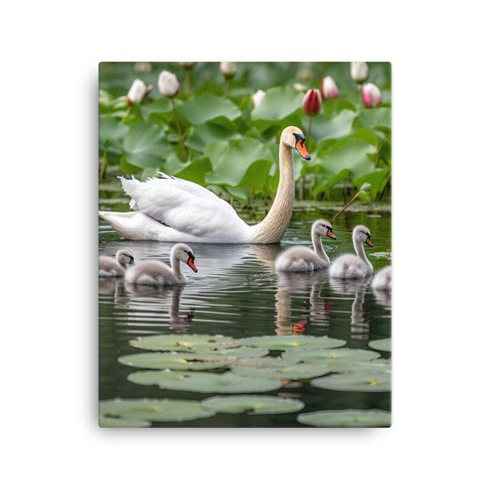 Swan Canvas - PosterfyAI.com