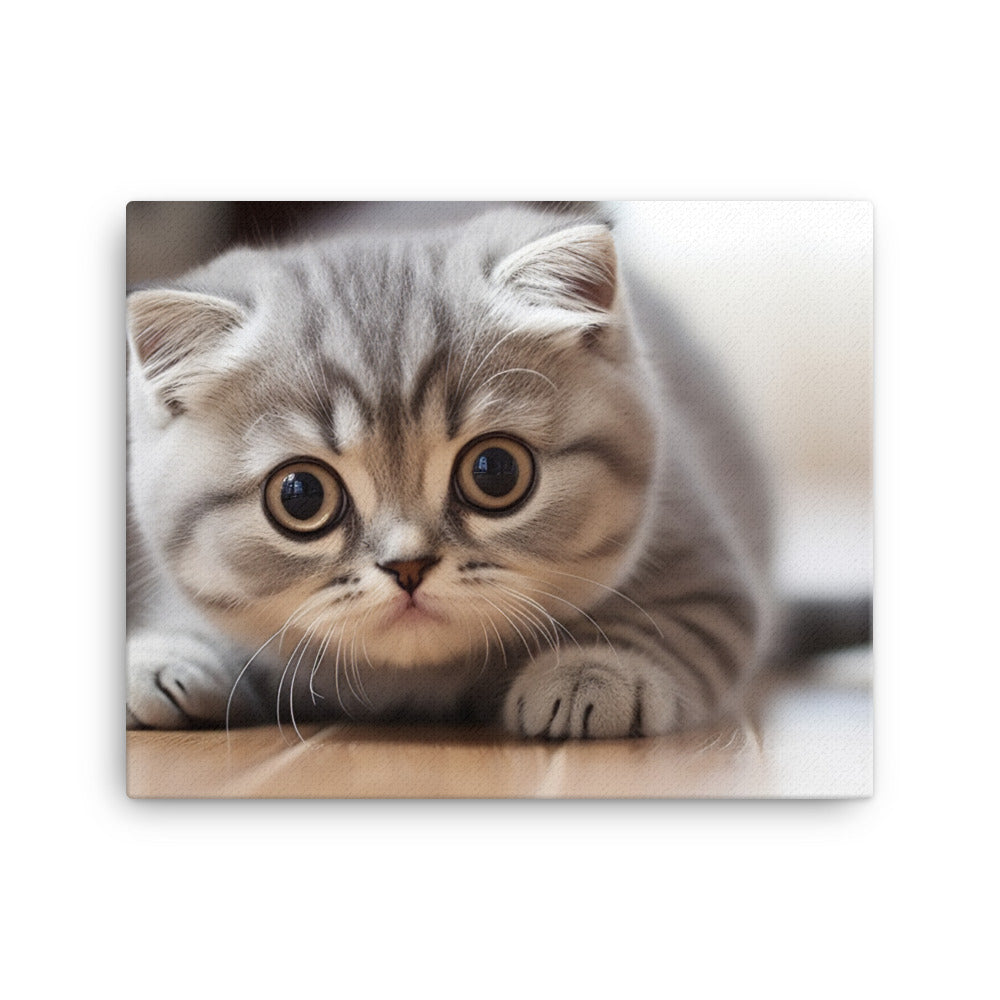 Scottish Fold Canvas - PosterfyAI.com