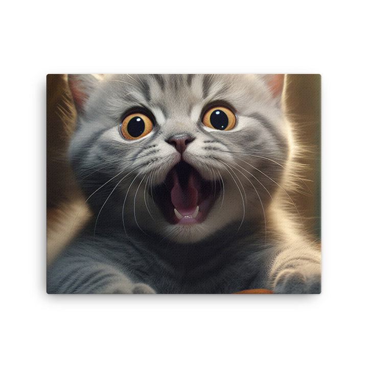 Scottish Fold Canvas - PosterfyAI.com