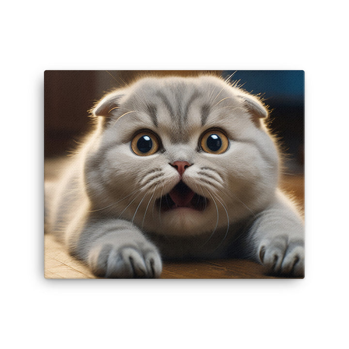 Scottish Fold Canvas - PosterfyAI.com