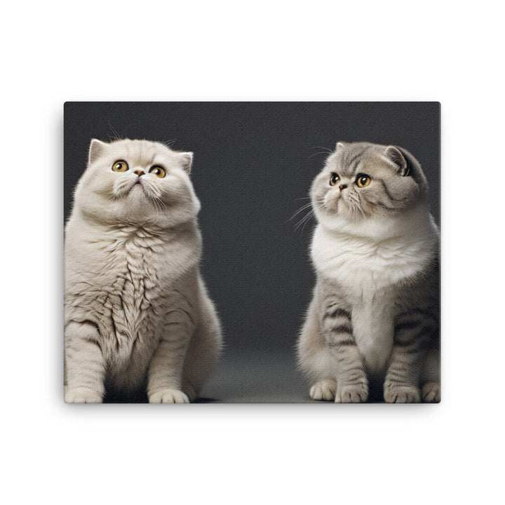 Scottish Fold Canvas - PosterfyAI.com