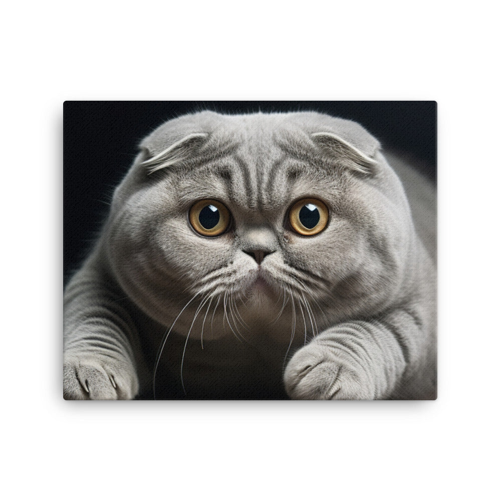 Scottish Fold Canvas - PosterfyAI.com