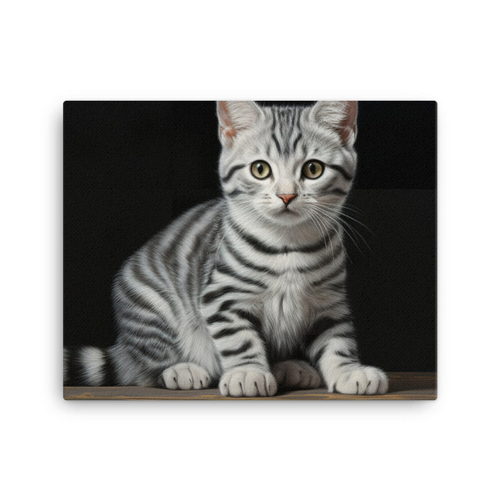 American Shorthair Canvas - PosterfyAI.com