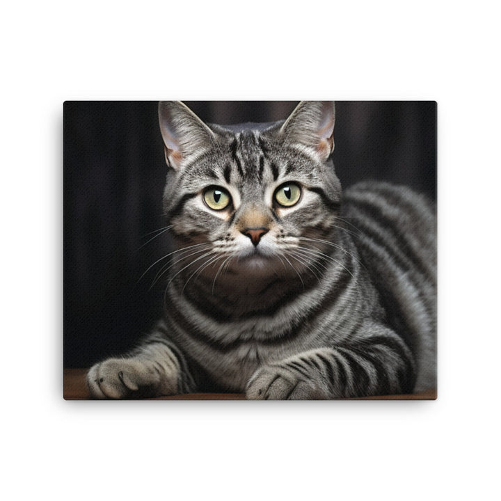 American Shorthair Canvas - PosterfyAI.com