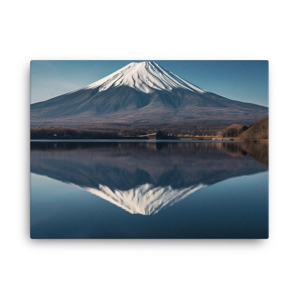 Reflections of Mount Fuji canvas - Posterfy.AI