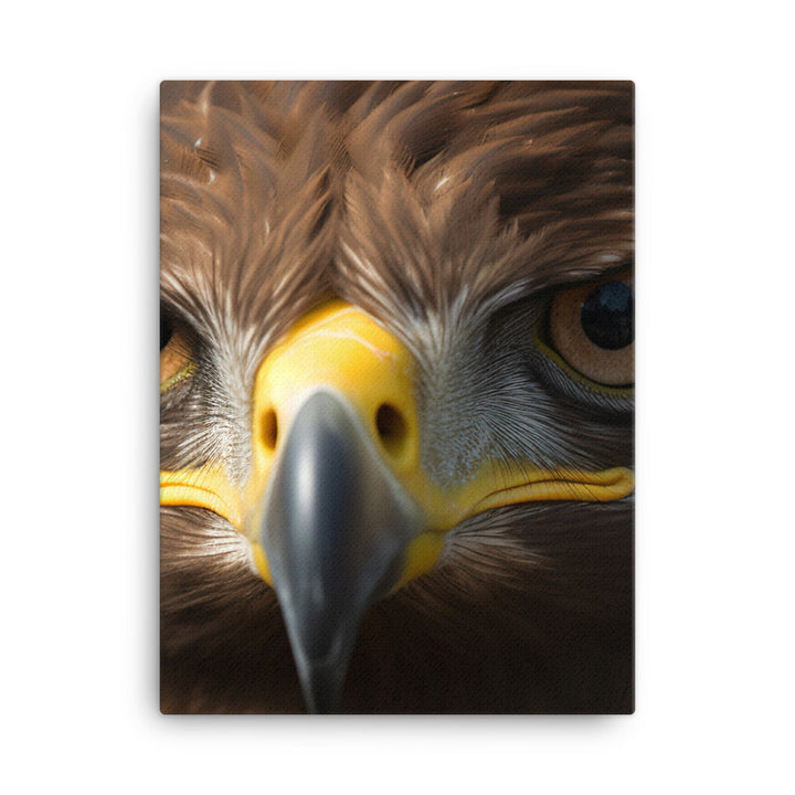Stunning close-up portrait of a Golden Eagle Canvas - PosterfyAI.com