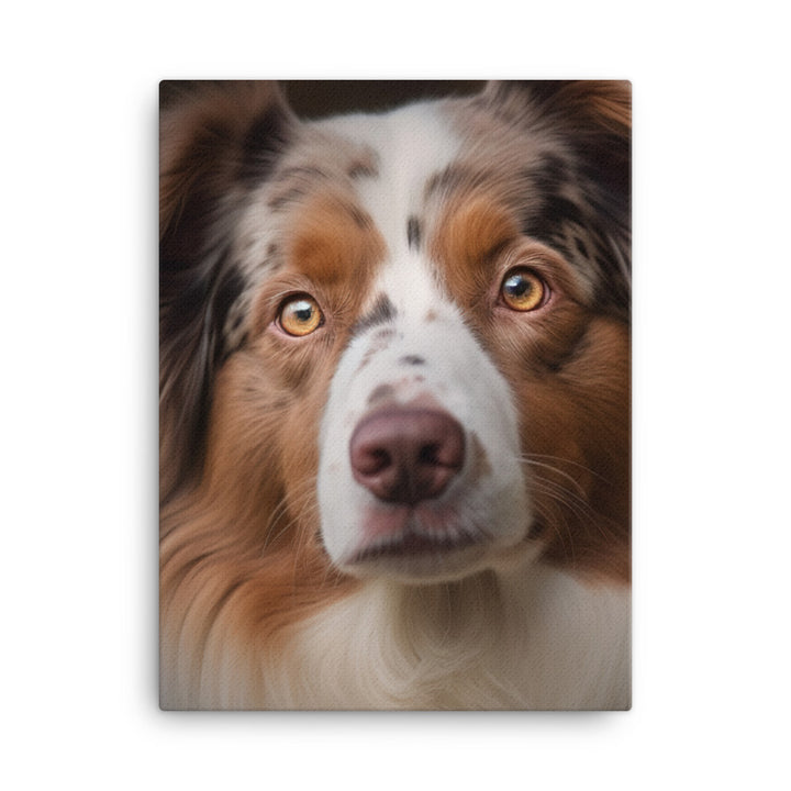 Australian Shepherd Canvas - PosterfyAI.com