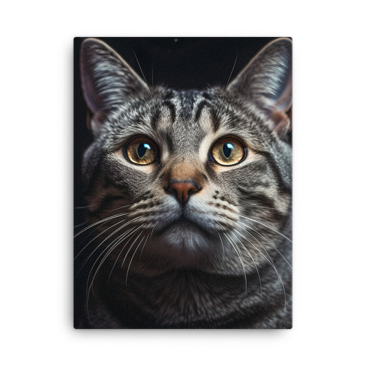 American Shorthair Cat Canvas - PosterfyAI.com