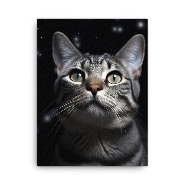 American Shorthair Cat Canvas - PosterfyAI.com