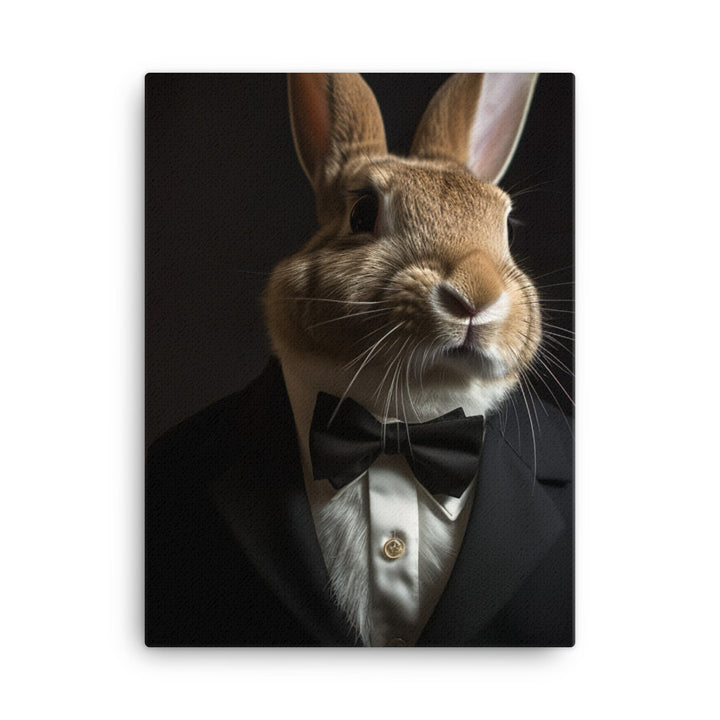 Beveren Bunny Canvas - PosterfyAI.com