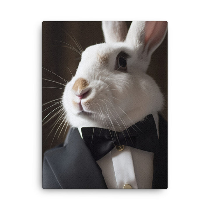 Beveren Bunny Canvas - PosterfyAI.com