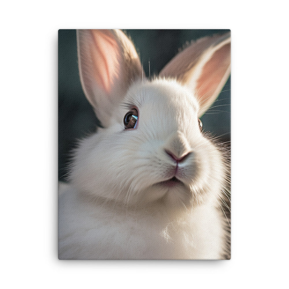 Beveren Bunny Canvas - PosterfyAI.com