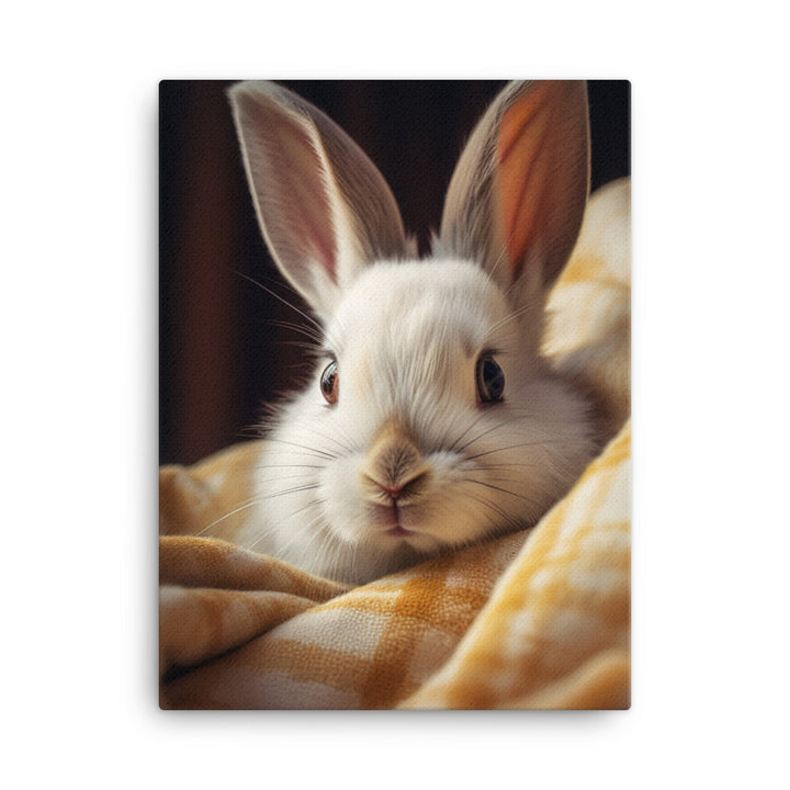 Beveren Bunny Canvas - PosterfyAI.com