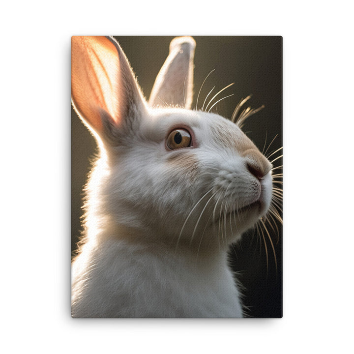 Beveren Bunny Canvas - PosterfyAI.com