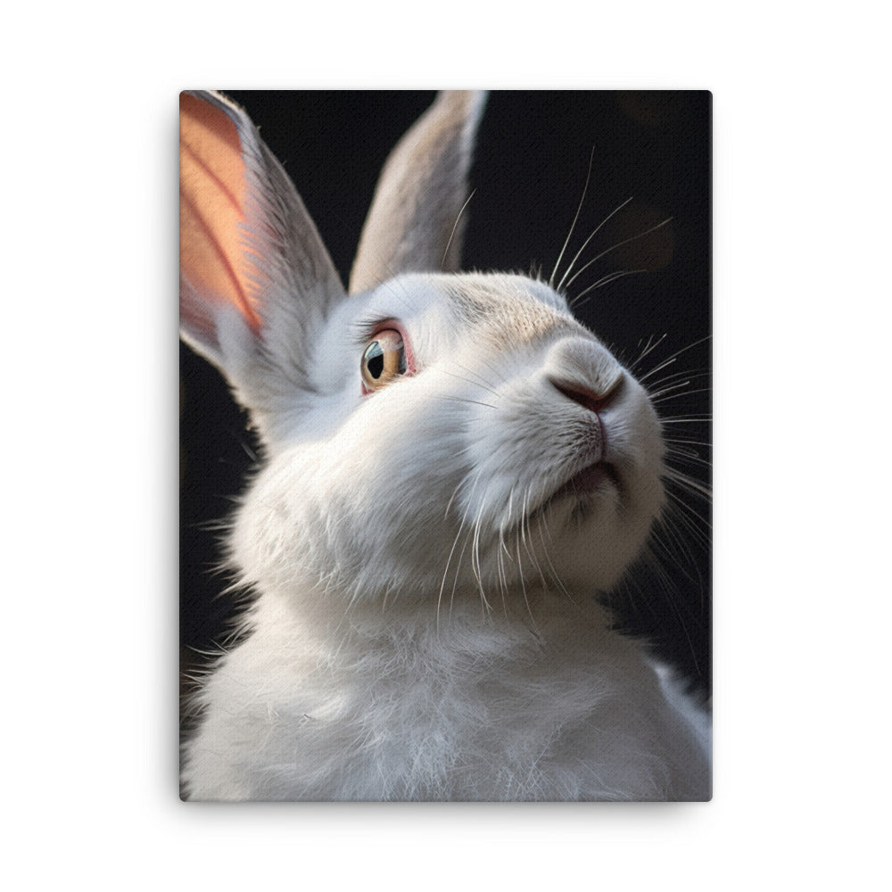 Beveren Bunny Canvas - PosterfyAI.com