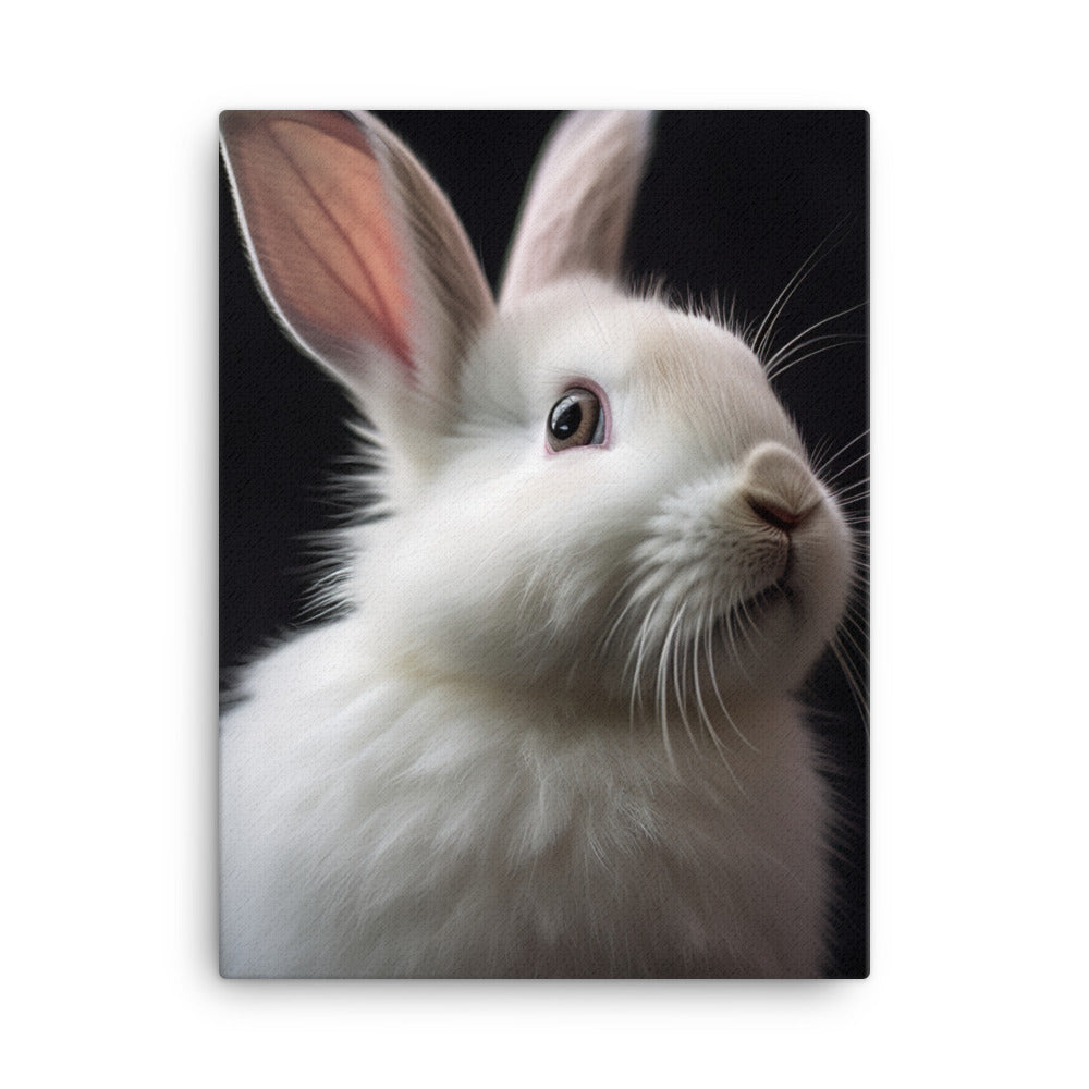 Beveren Bunny Canvas - PosterfyAI.com