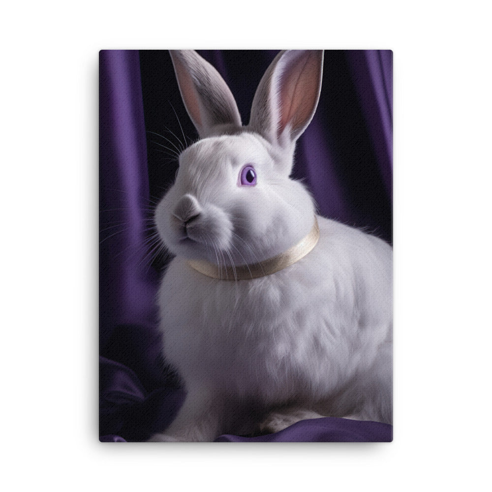 Beveren Bunny Canvas - PosterfyAI.com
