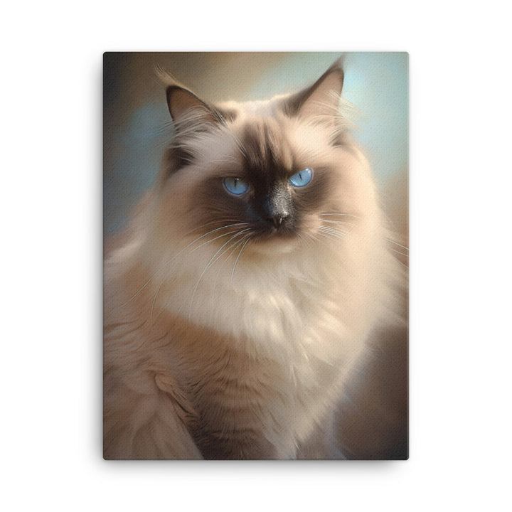 Birman Cat Canvas - PosterfyAI.com