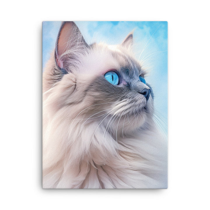 Birman Cat Canvas - PosterfyAI.com