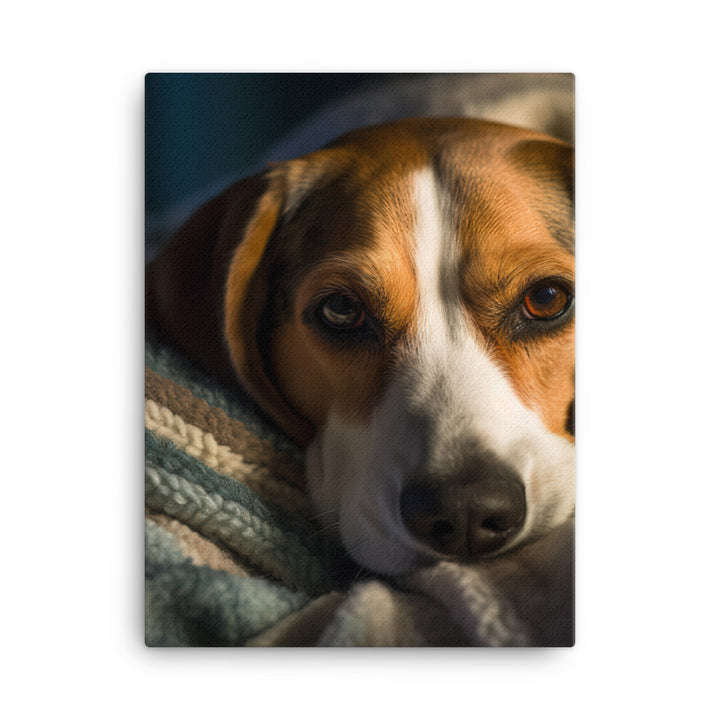 Beagle Canvas - PosterfyAI.com