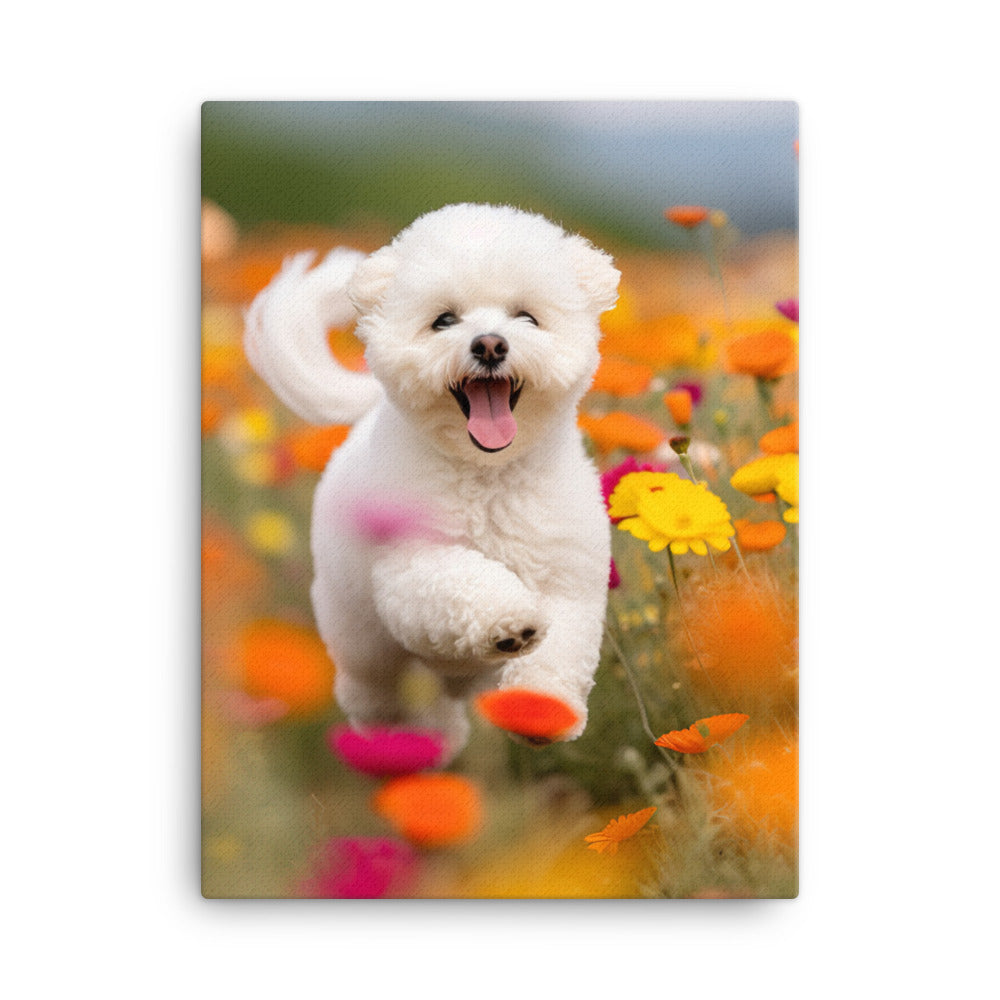 Bichon Frise Canvas - PosterfyAI.com