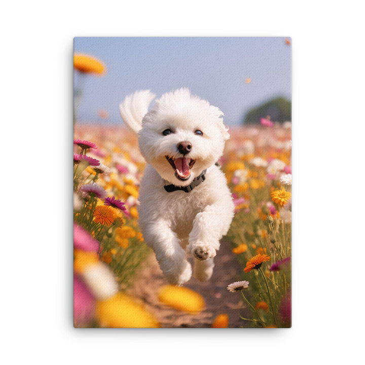 Bichon Frise Canvas - PosterfyAI.com