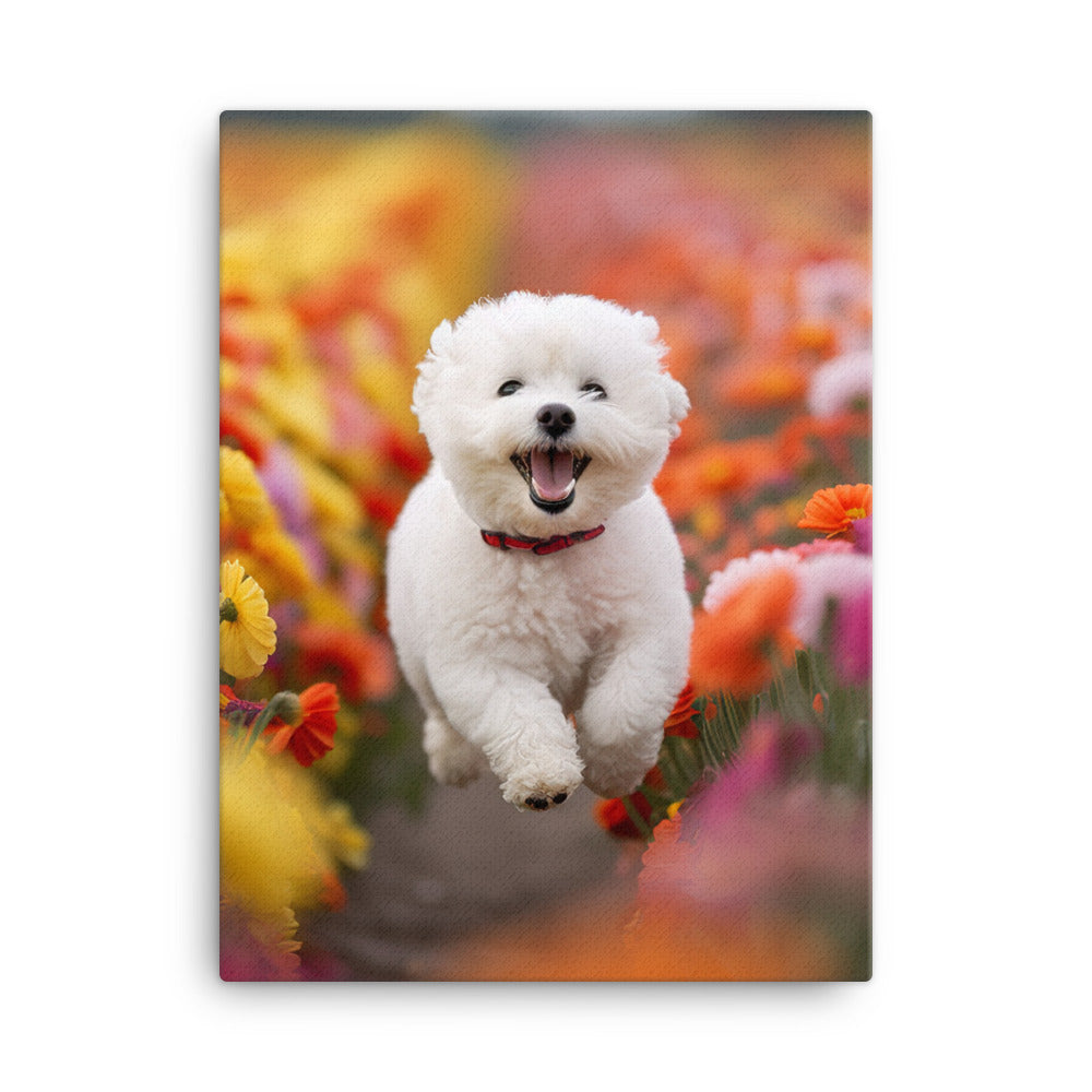 Bichon Frise Canvas - PosterfyAI.com