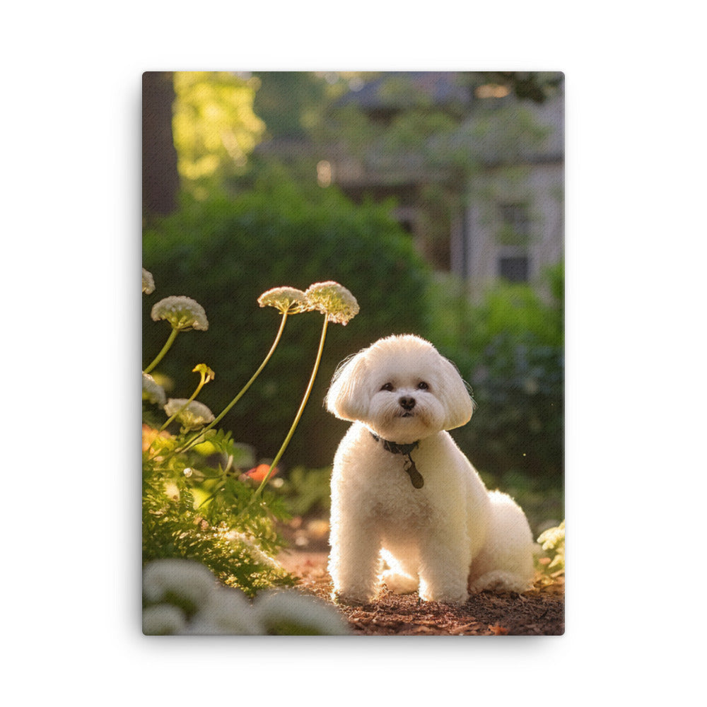 Bichon Frise Canvas - PosterfyAI.com