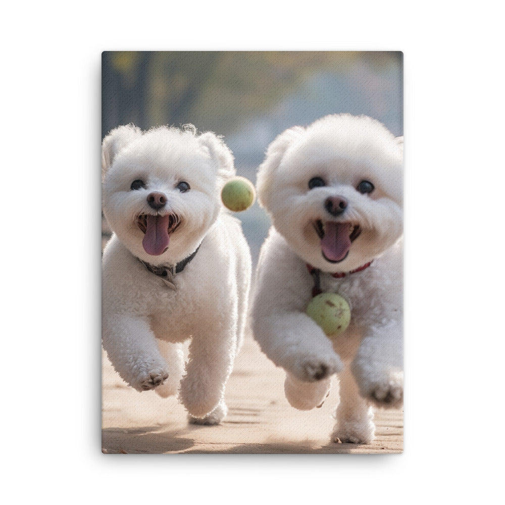 Bichon Frise Canvas - PosterfyAI.com