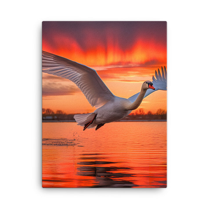 Swan Canvas - PosterfyAI.com