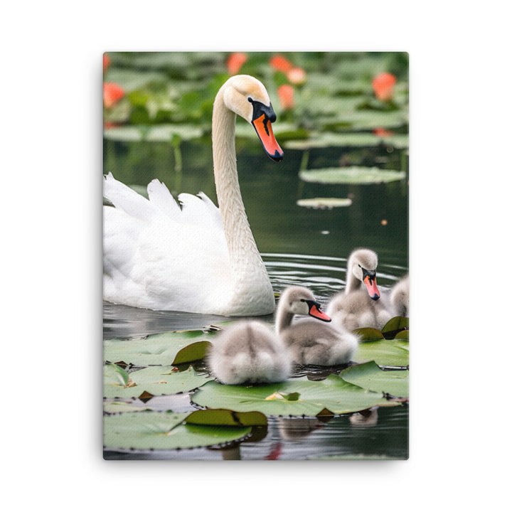 Swan Canvas - PosterfyAI.com
