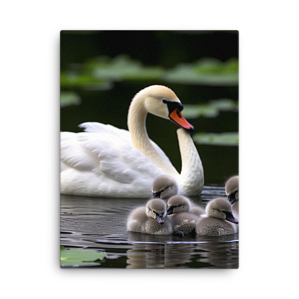 Swan Canvas - PosterfyAI.com