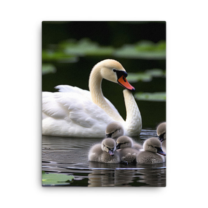 Swan Canvas - PosterfyAI.com