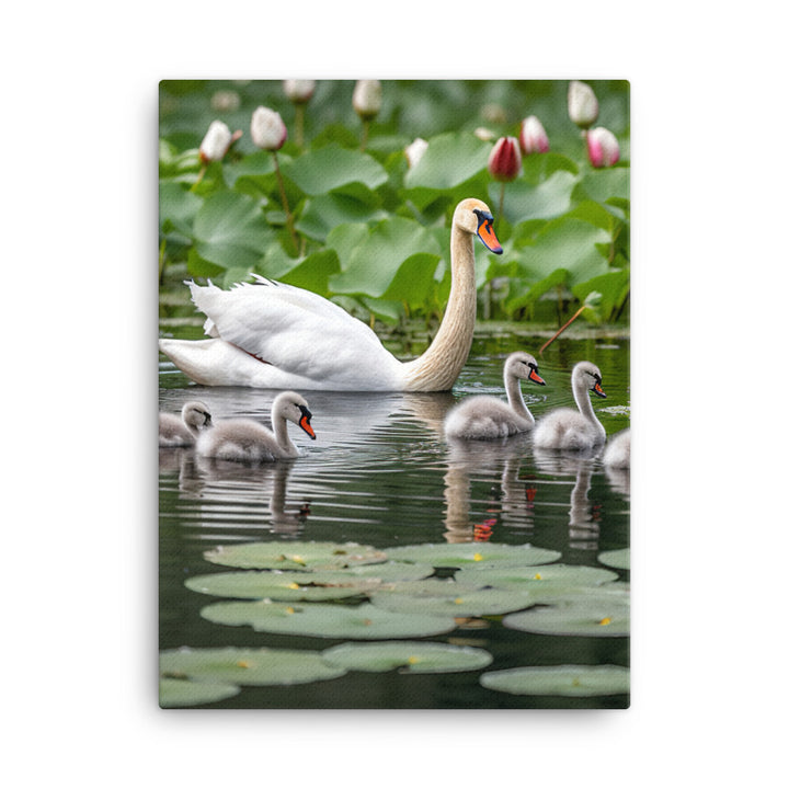 Swan Canvas - PosterfyAI.com