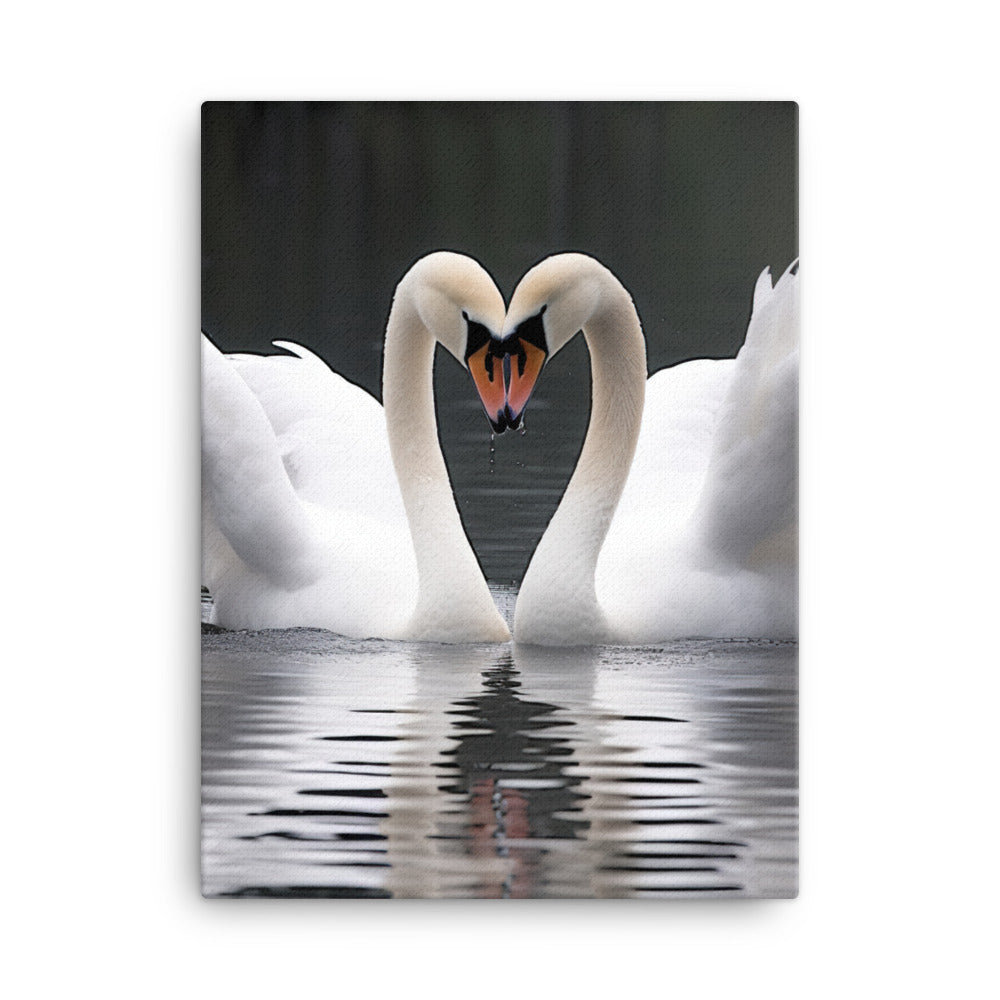 Swan Canvas - PosterfyAI.com