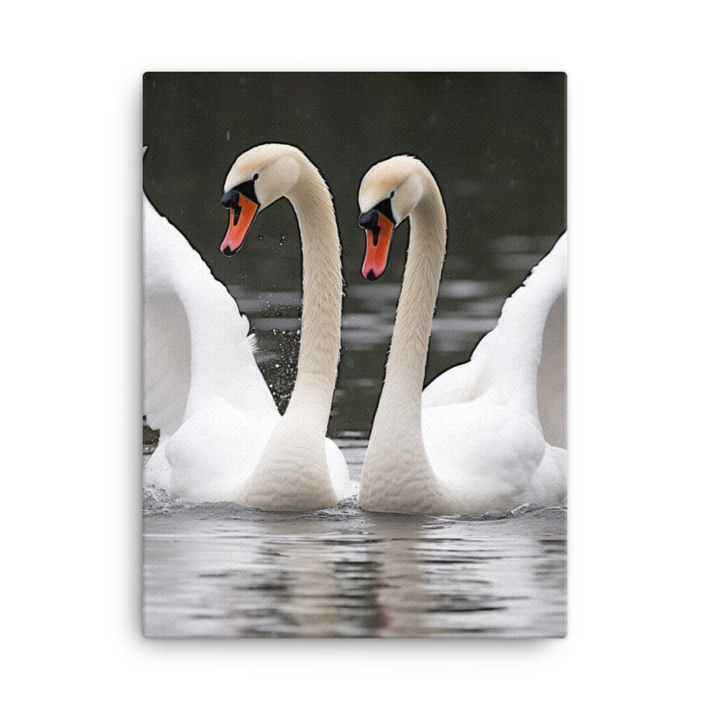 Swan Canvas - PosterfyAI.com