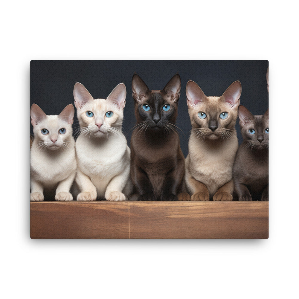Tonkinese Canvas - PosterfyAI.com
