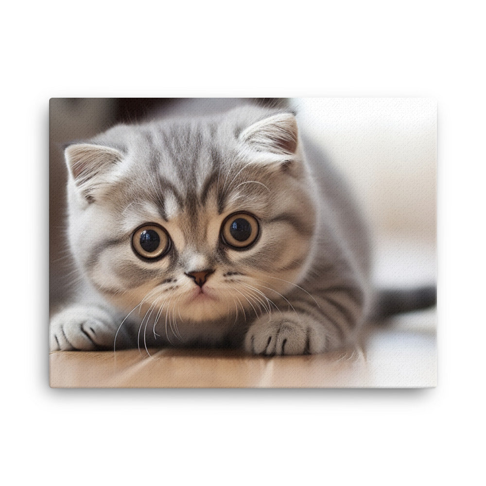 Scottish Fold Canvas - PosterfyAI.com