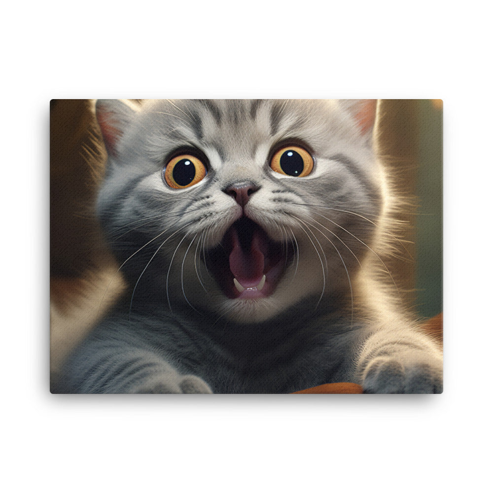 Scottish Fold Canvas - PosterfyAI.com