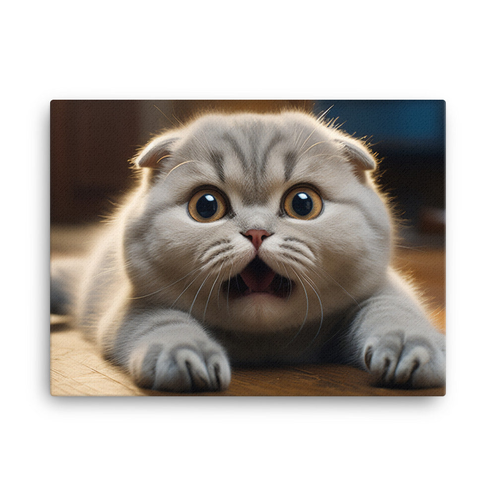 Scottish Fold Canvas - PosterfyAI.com