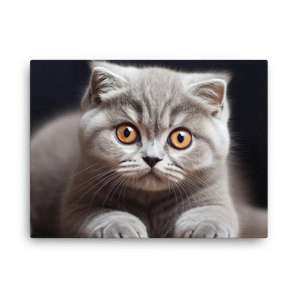 Scottish Fold Canvas - PosterfyAI.com