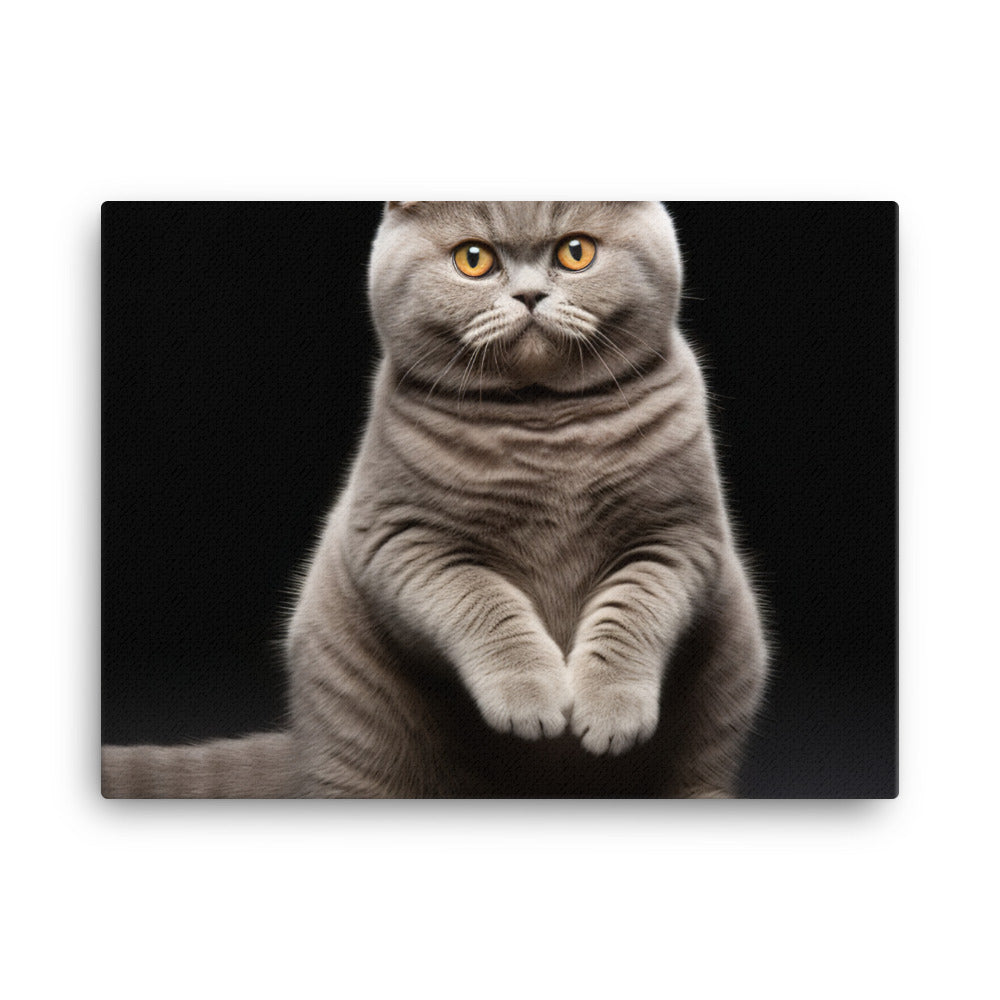 Scottish Fold Canvas - PosterfyAI.com