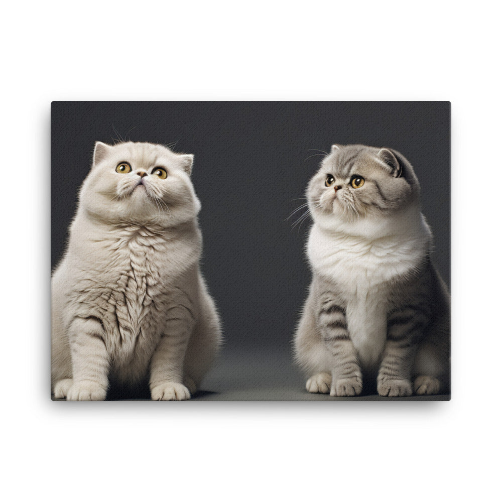 Scottish Fold Canvas - PosterfyAI.com