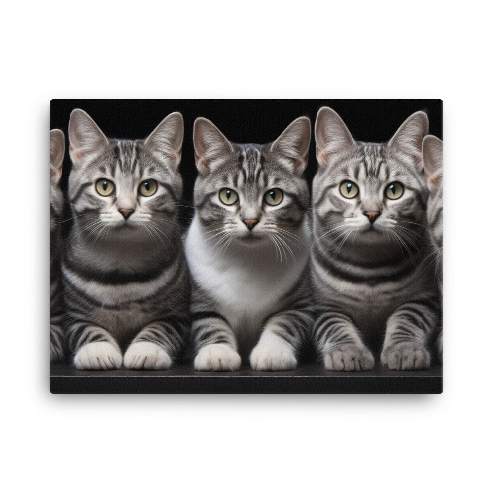 American Shorthair Canvas - PosterfyAI.com