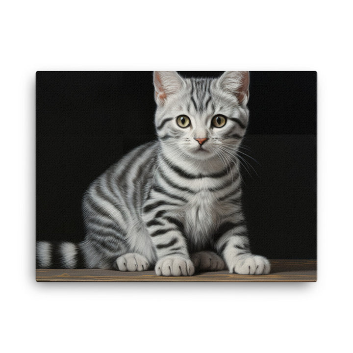 American Shorthair Canvas - PosterfyAI.com